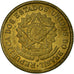 Coin, Brazil, 2 Cruzeiros, 1956, EF(40-45), Aluminum-Bronze, KM:568