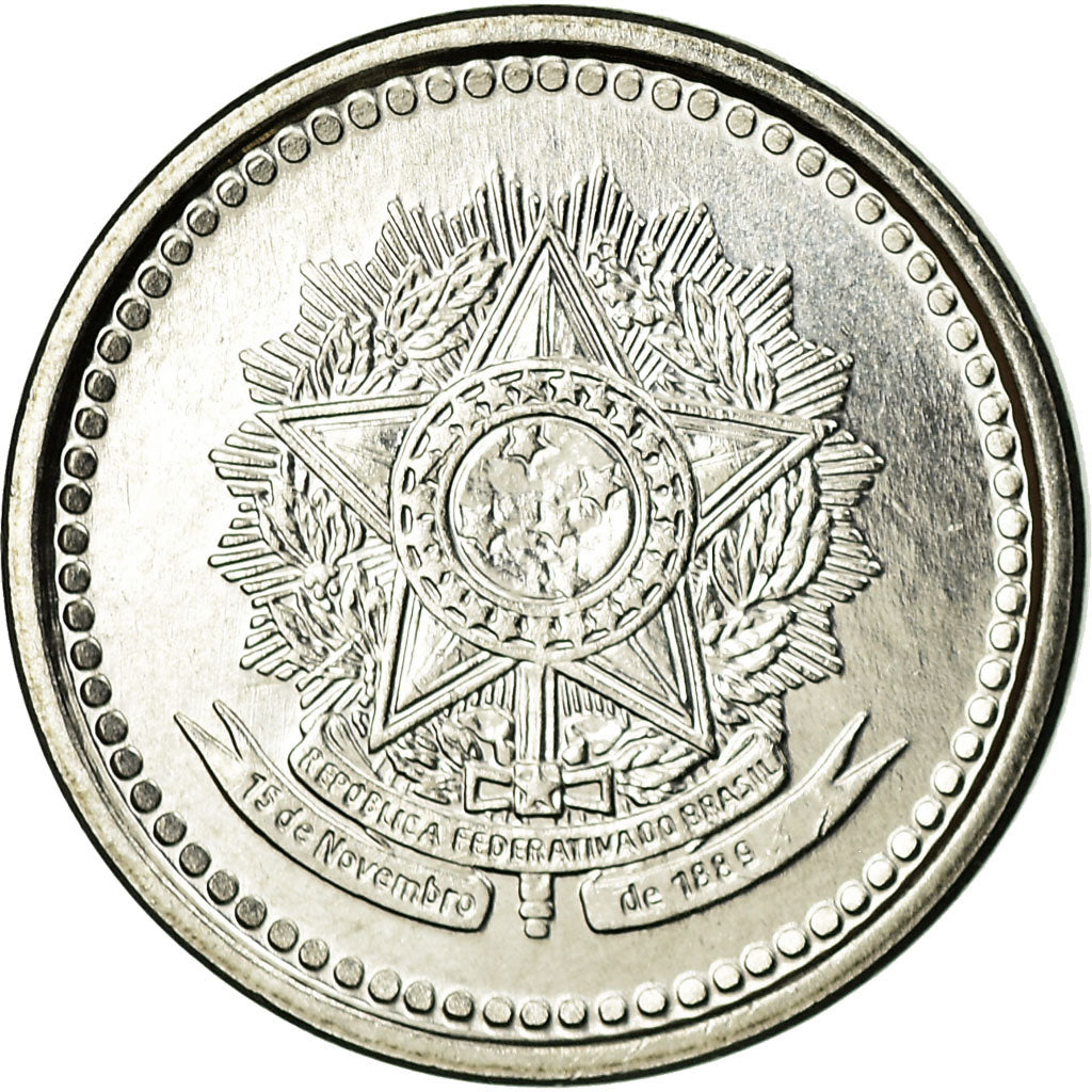 Coin, Brazil, 100 Cruzeiros, 1986, EF(40-45), Stainless Steel, KM:595