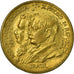 Moneda, Brasil, 500 Reis, 1922, MBC, Aluminio - bronce, KM:521.1