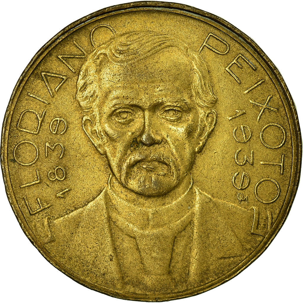 Coin, Brazil, 2000 Reis, 1939, EF(40-45), Aluminum-Bronze, KM:551