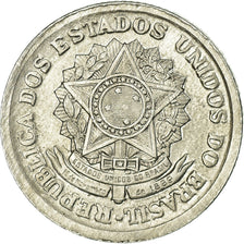 Moneda, Brasil, Cruzeiro, 1957, MBC, Aluminio, KM:570