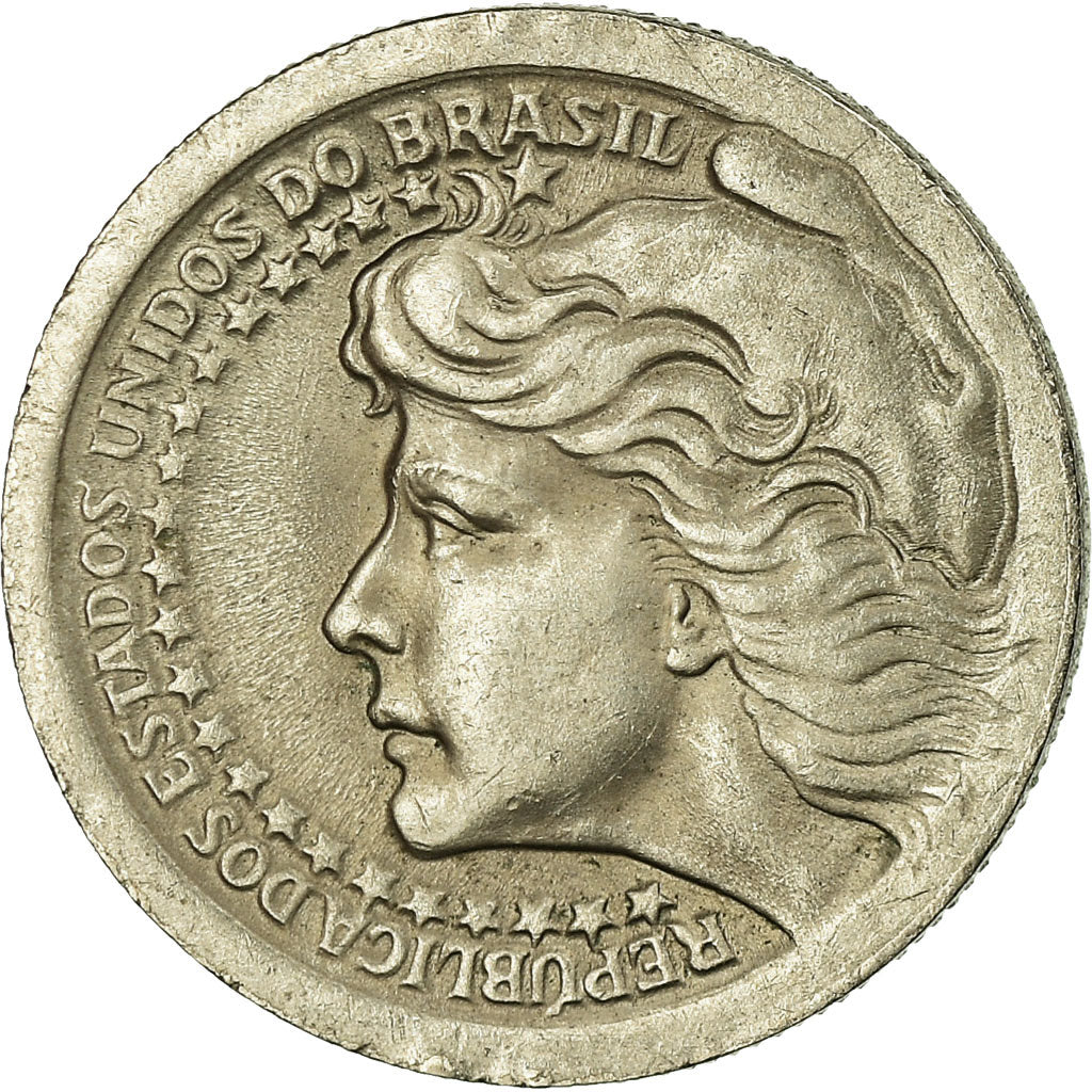 Coin, Brazil, 50 Cruzeiros, 1965, EF(40-45), Nickel, KM:574