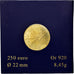 France, 250 Euro, 2009, MS(65-70), Gold, Gadoury:EU340, KM:1583