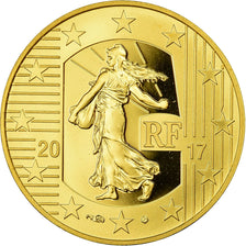 Munten, Frankrijk, Parijse munten, 50 Euro, Semeuse, Le Louis d'Or, 2017, FDC