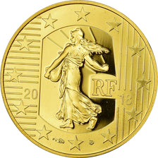 Frankrijk, Parijse munten, 50 Euro, Semeuse - Ecu de 6 Livres, 2018, FDC, Goud