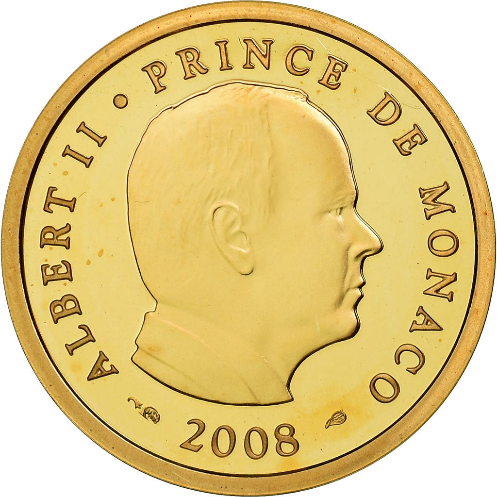 Monaco, 20 Euro, 2008, FDC, Oro, KM:198