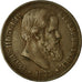 Coin, Brazil, Pedro II, 40 Reis, 1875, VF(20-25), Bronze, KM:479