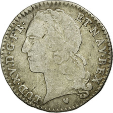 Munten, Frankrijk, Louis XV, 1/10 Écu au bandeau, 12 Sols, 1/10 ECU, 1741