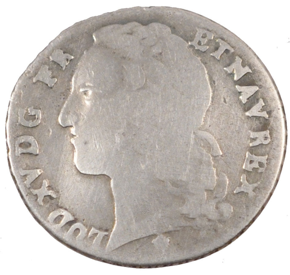FRANCE, 1/10 Écu au bandeau, 12 Sols, 1/10 ECU, 1769, Metz, KM #511.2, F(12-15),