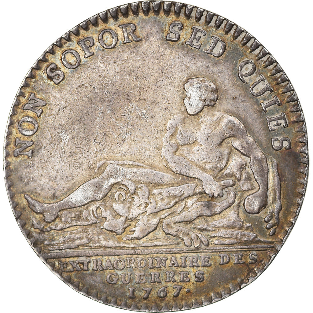 France, Token, Louis XV, Extraordinaire des Guerres, History, 1767, R.Filius