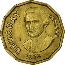 Coin, Uruguay, Nuevo Peso, 1976, Santiago, EF(40-45), Aluminum-Bronze, KM:69
