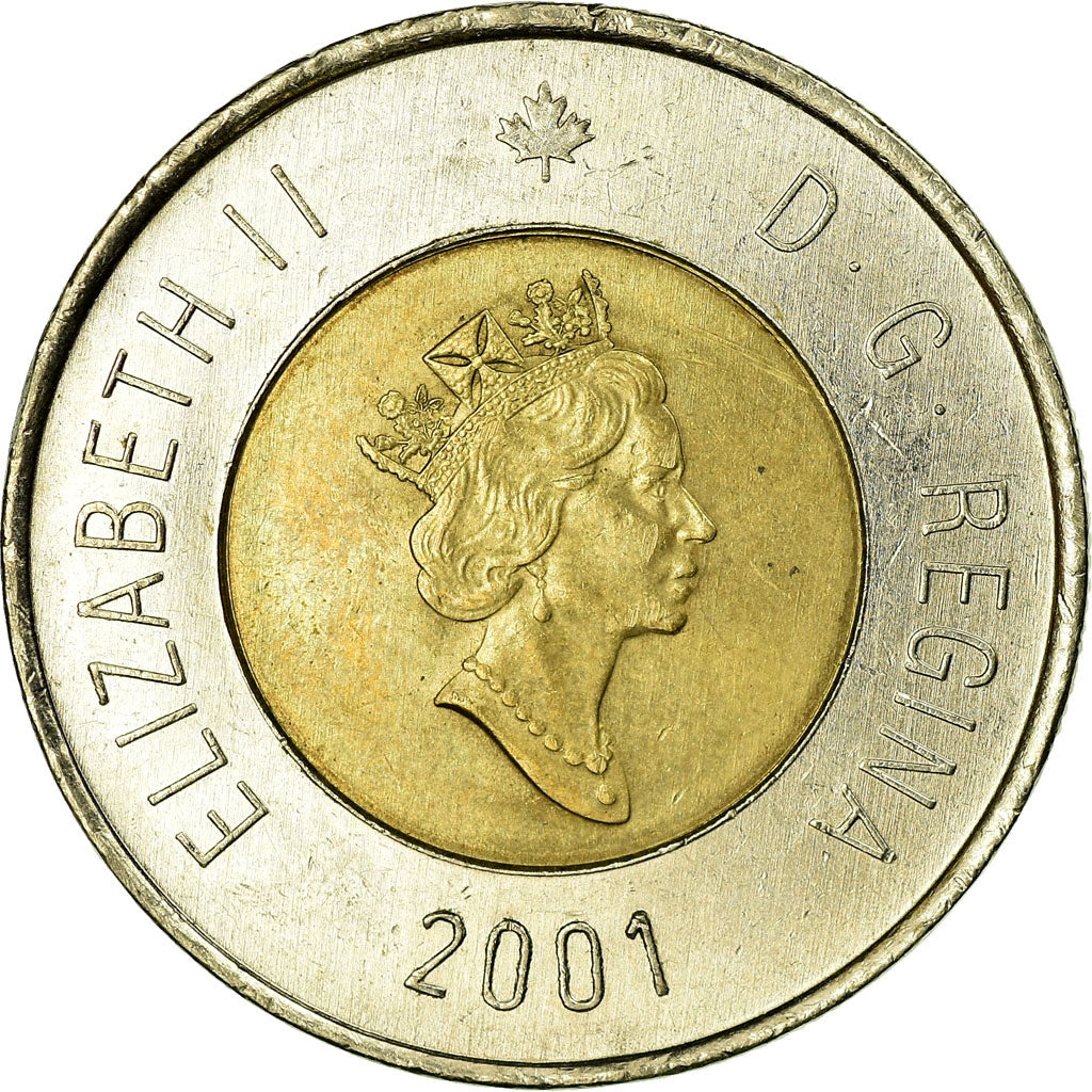 Coin, Canada, Elizabeth II, 2 Dollars, 2001, Royal Canadian Mint, Ottawa