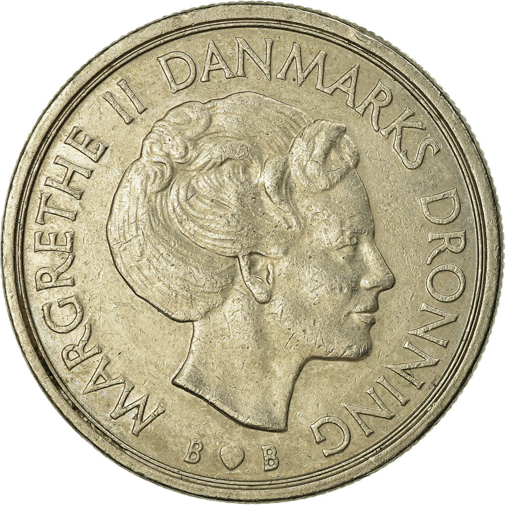 Coin, Denmark, Margrethe II, 5 Kroner, 1981, Copenhagen, EF(40-45)