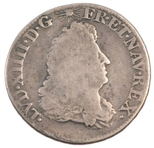 FRANCE, 1/4 Écu de Flandre, 1/4 ECU, 1686, Lille, KM #260.1, VF(20-25), Silver, 