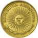 Coin, Argentina, Peso, 1975, EF(40-45), Aluminum-Bronze, KM:69
