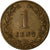 Monnaie, Pays-Bas, William III, Cent, 1881, TB+, Bronze, KM:107.1