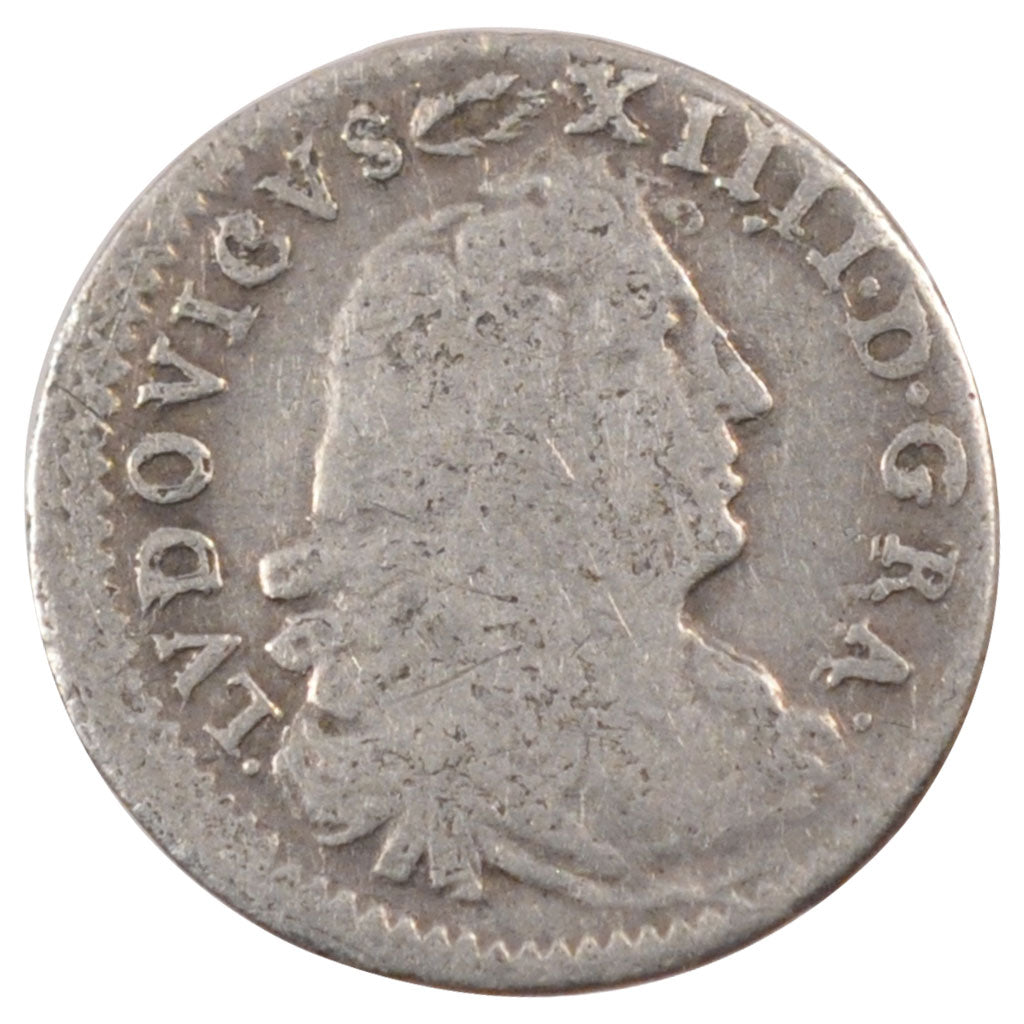 FRANCE, 4 Sols dits « des Traitants », 4 Sols, 1675, Paris, KM #23...