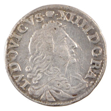 FRANCE, 4 Sols dits « des Traitants », 4 Sols, 1676, Lyon, KM #23...