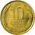 Münze, Chile, 10 Pesos, 2000, Santiago, SS, Aluminum-Bronze, KM:228.2