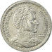 Moneda, Chile, Peso, 1955, Santiago, MBC, Aluminio, KM:179a