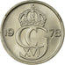 Moneta, Szwecja, Carl XVI Gustaf, 10 Öre, 1978, EF(40-45), Miedź-Nikiel