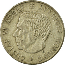 Coin, Sweden, Gustaf VI, Krona, 1967, EF(40-45), Silver, KM:826