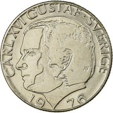 Coin, Sweden, Carl XVI Gustaf, Krona, 1976, EF(40-45), Copper-Nickel Clad