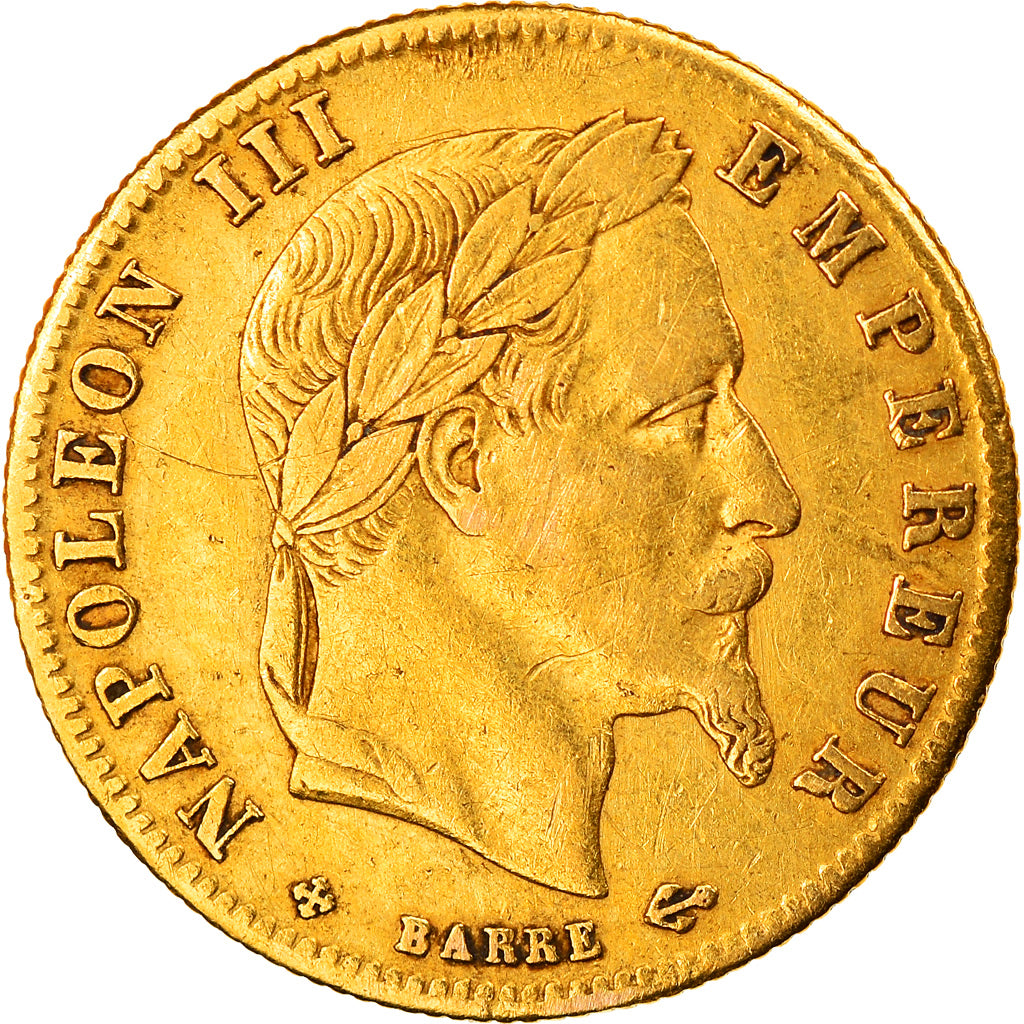 Coin, France, Napoleon III, Napoléon III, 5 Francs, 1863, Strasbourg