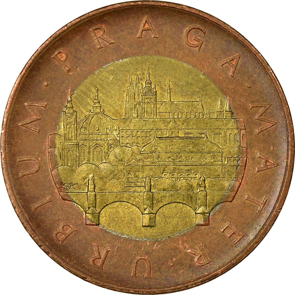 Moneta, Repubblica Ceca, 50 Korun, 2009, BB, Bi-metallico, KM:1