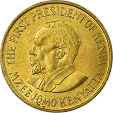 Coin, Kenya, 5 Cents, 1975, EF(40-45), Nickel-brass, KM:10