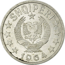 Coin, Albania, 20 Qindarka, 1964, EF(40-45), Aluminum, KM:41