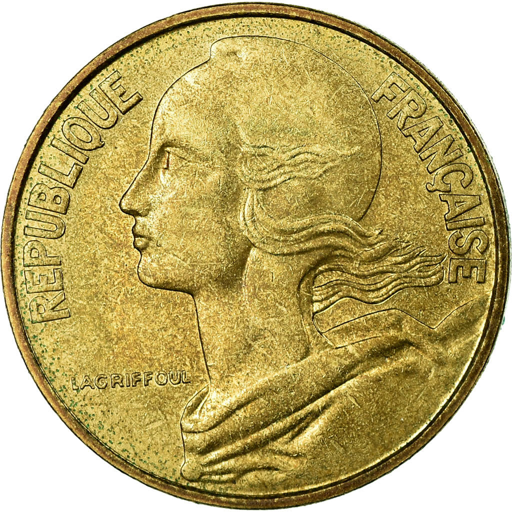 Moeda, França, Marianne, 20 Centimes, 1964, Paris, EF(40-45), Alumínio-Bronze