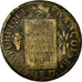 Coin, France, Sol aux balances françoise, Sol, 1793, Marseille, VF(30-35)