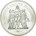 Coin, France, Hercule, 50 Francs, 1974, Paris, MS(65-70), Silver, KM:941.1