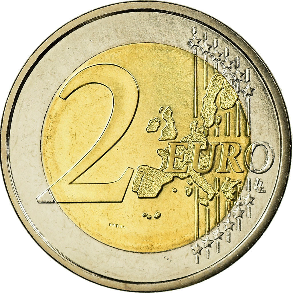 France, 2 Euro, 1999, MS(65-70), Bi-Metallic, KM:1289