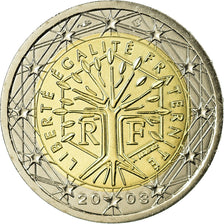 France, 2 Euro, 2003, MS(65-70), Bi-Metallic, KM:1289