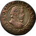 Coin, France, Double Tournois, VG(8-10), Copper, Gadoury:6