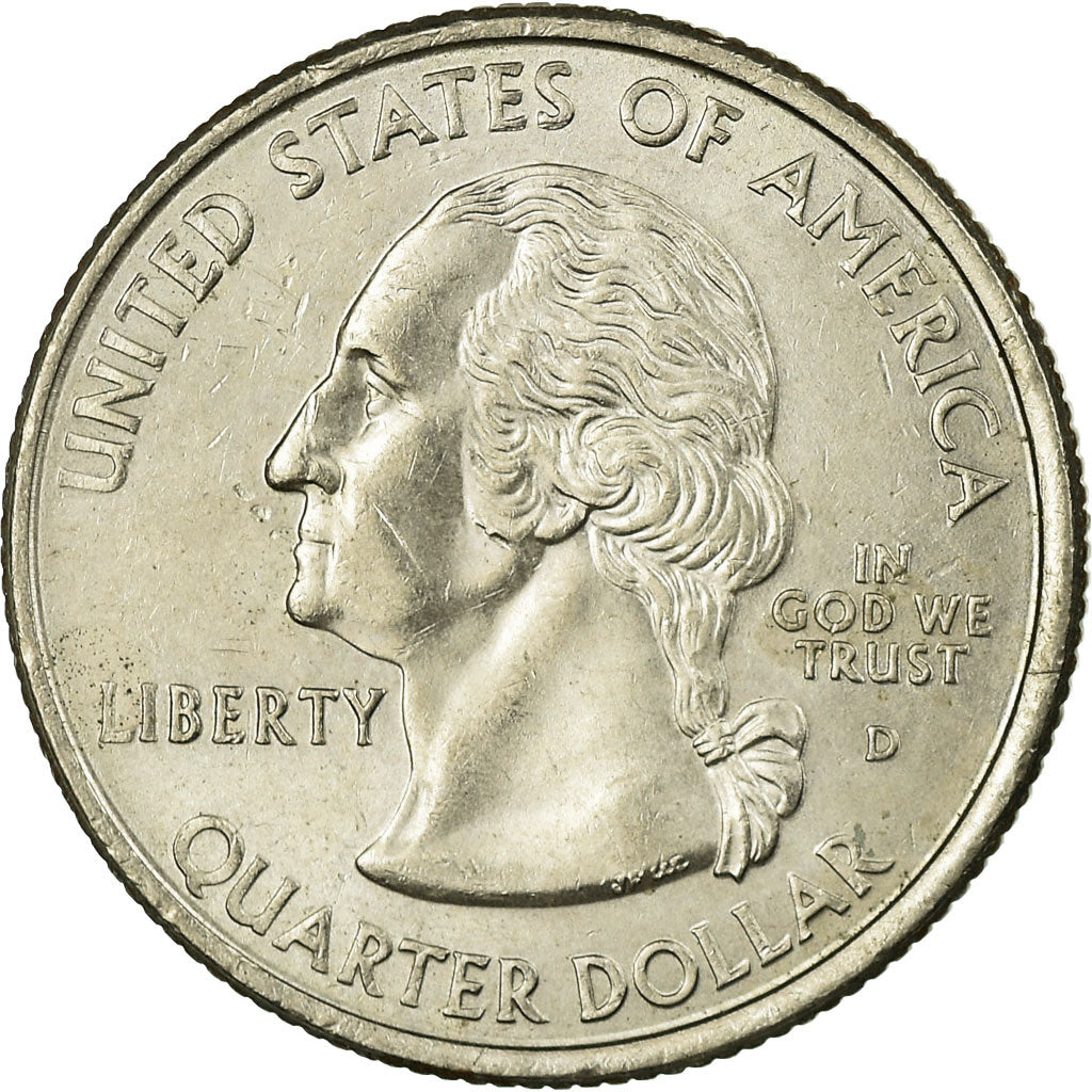 Moneta, Stati Uniti, Massachusetts, Quarter, 2000, U.S. Mint, Denver, BB, Rame