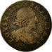 Monnaie, France, Double Tournois, 1638, B+, Cuivre, Gadoury:11