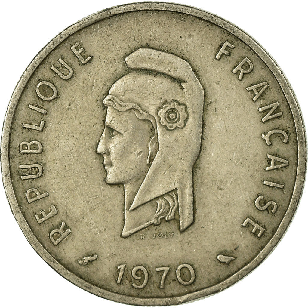Monnaie, FRENCH AFARS & ISSAS, 50 Francs, 1970, Paris, TTB, Copper-nickel, KM:18