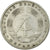 Moneda, REPÚBLICA DEMOCRÁTICA ALEMANA, 2 Mark, 1957, Berlin, MBC, Aluminio