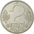 Moneta, REPUBBLICA DEMOCRATICA TEDESCA, 2 Mark, 1957, Berlin, BB, Alluminio