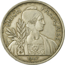 Munten, FRANS INDO-CHINA, Piastre, 1947, Paris, ZF, Copper-nickel, KM:32.2