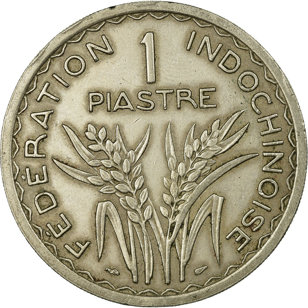 Munten, FRANS INDO-CHINA, Piastre, 1947, Paris, ZF, Copper-nickel, KM:32.2