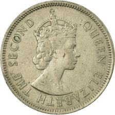 Coin, Hong Kong, Elizabeth II, 50 Cents, 1964, EF(40-45), Copper-nickel, KM:30.1