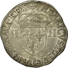 Coin, France, Douzain, 1592, Saint Lô, EF(40-45), Billon, Duplessy:1247