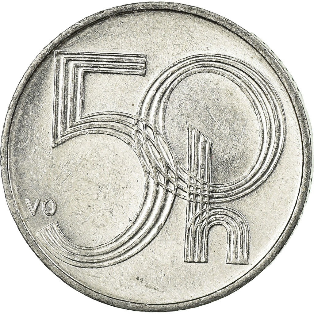 Moneta, Repubblica Ceca, 50 Haleru, 2006, Jablonec nad Nisou, BB, Alluminio