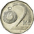 Moneta, Czechy, 2 Koruny, 1998, EF(40-45), Nickel platerowany stalą, KM:9
