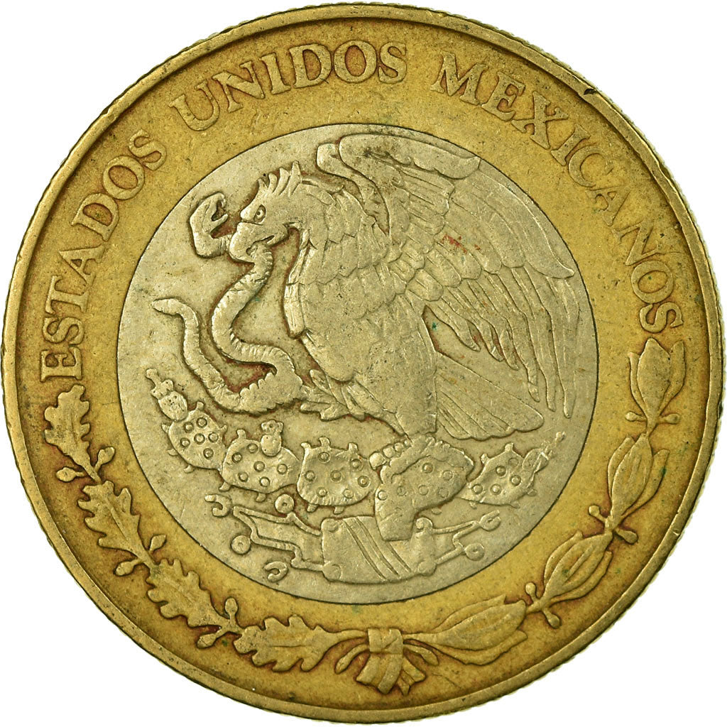 Münze, Mexiko, 10 Pesos, 1998, Mexico City, SS, Bi-Metallic, KM:616