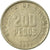 Moneda, Colombia, 200 Pesos, 2007, MBC, Cobre - níquel - cinc, KM:287